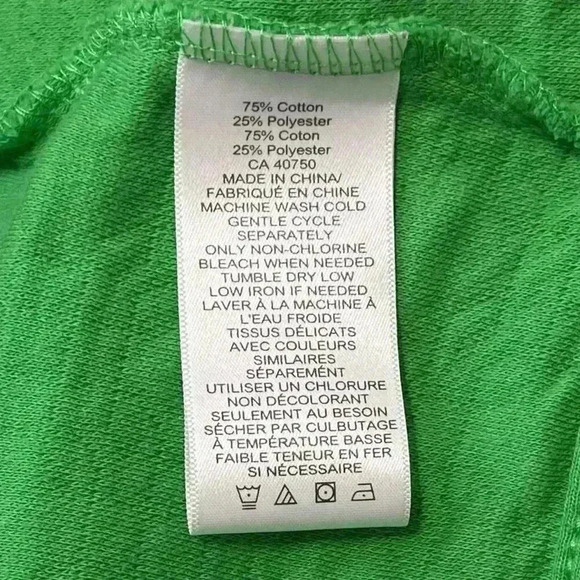 ISAAC‎ MIZRAHI LIVE! ladies long sleeve quilted button  down jacket green large - Picture 11 of 11